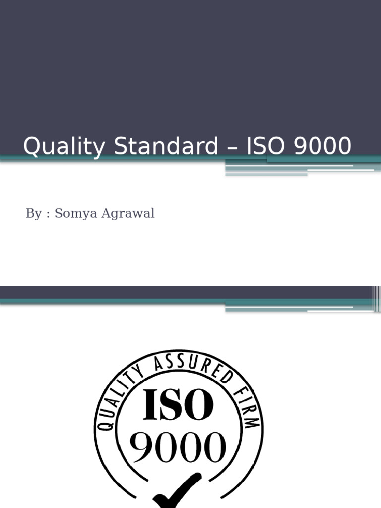 ISO 9000 Quality Management Overview | PDF | Quality Management System ...