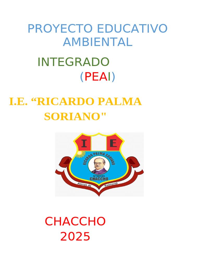 Peai - 2025 | PDF | Agua | Sustentabilidad