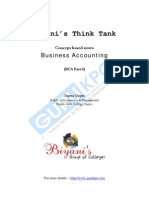 Biyani's Think Tank: Business Accounting