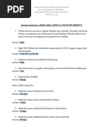 CHRA 2025 Mock Exam Practice Test | PDF | Employment | Human Resources