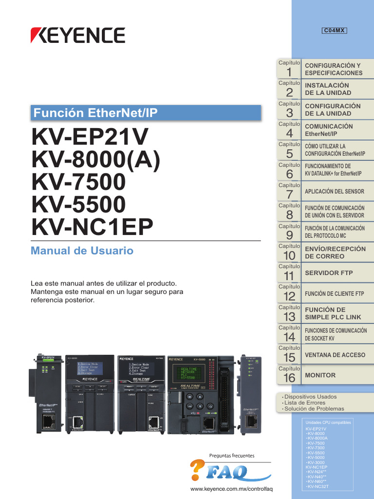 As 124379 KV-8000 KV-5000 3000 KV-7000 Um C04MX KMX MX 2111 1 | PDF ...