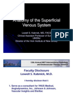 Anatomy of The Superficial Venous System