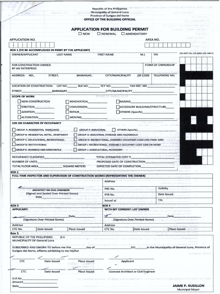 Building Permit Application Guide | PDF | Plumbing | Specification ...