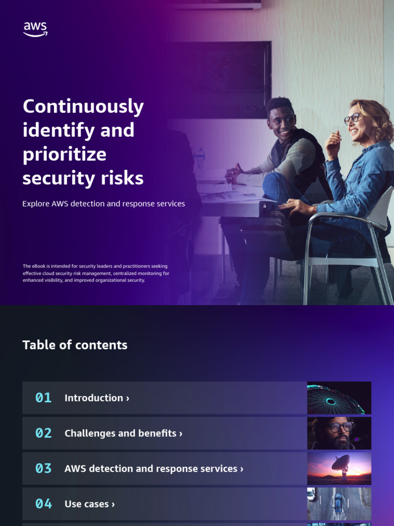 Continuously Identify and Prioritize Security Risks (2023) - AWS-17pg ...