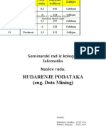 Seminar Ski Rad Data Mining