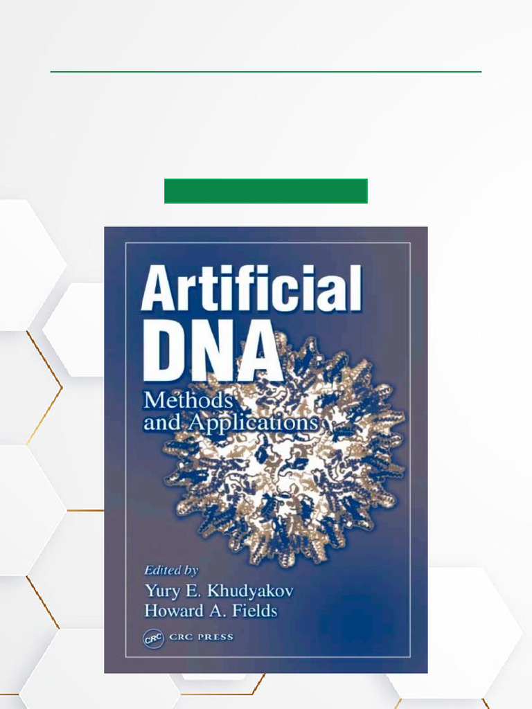 Artificial DNA Methods and Applications, 1st Edition Fast Download ...