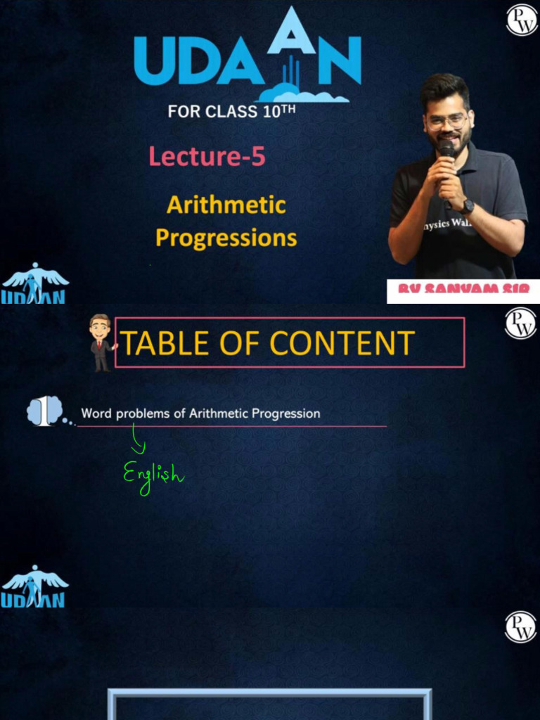 Arithmetic Progression 5 | PDF