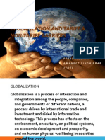 Finale Globalization and Tariff & Non-Tariff Barriers