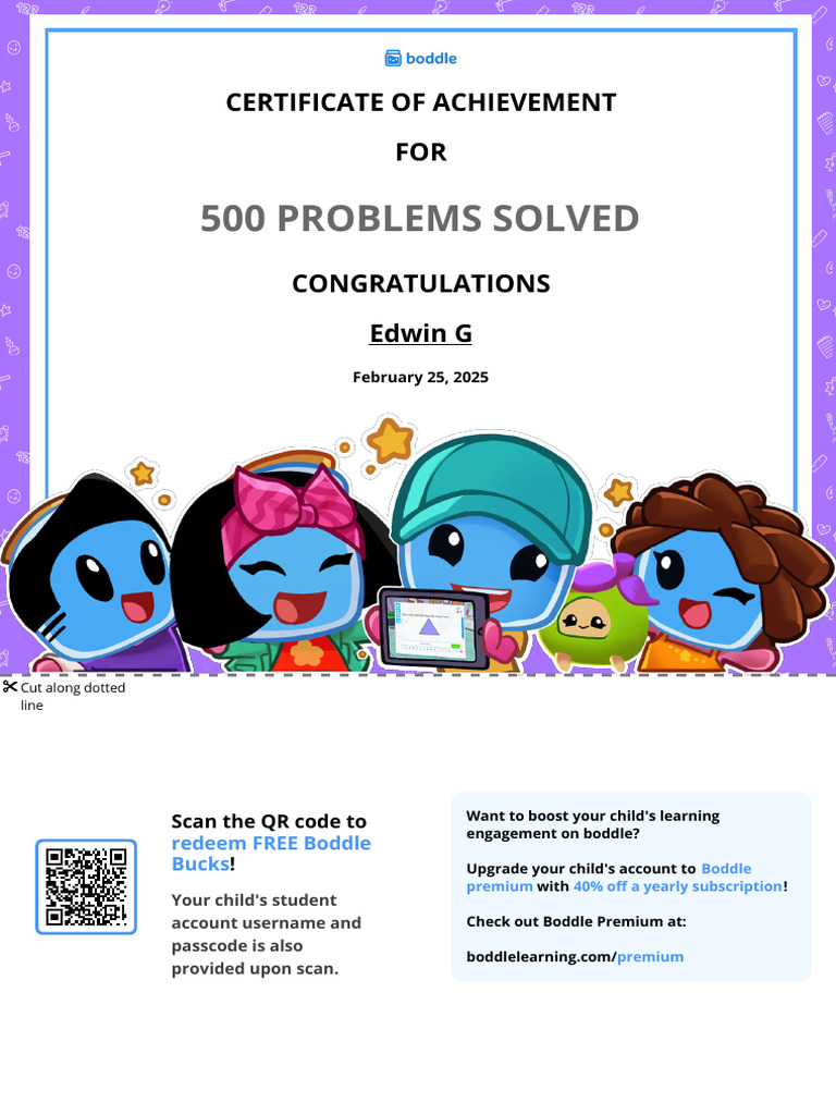 Free Boddle Bucks Redemption QR Code | PDF