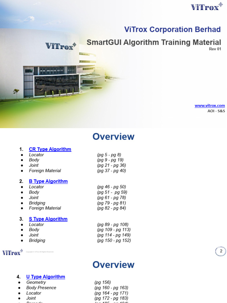 Smart Gui - Algorithm Training Material Rev1 | PDF | Length