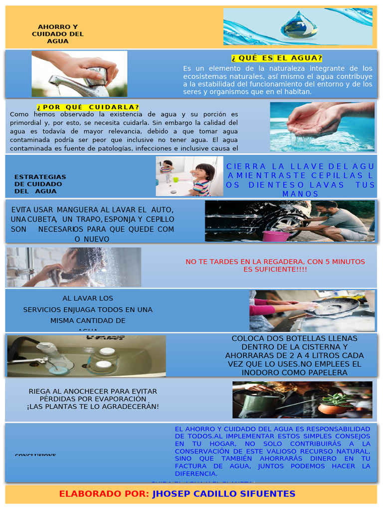 Estrategias para Cuidar el Agua | PDF | Agua | Entorno natural
