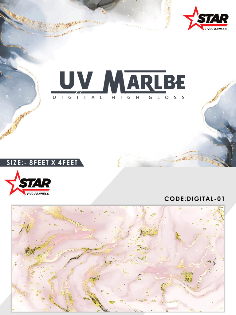 Uv Marble Sheet (4X8) Digital | PDF