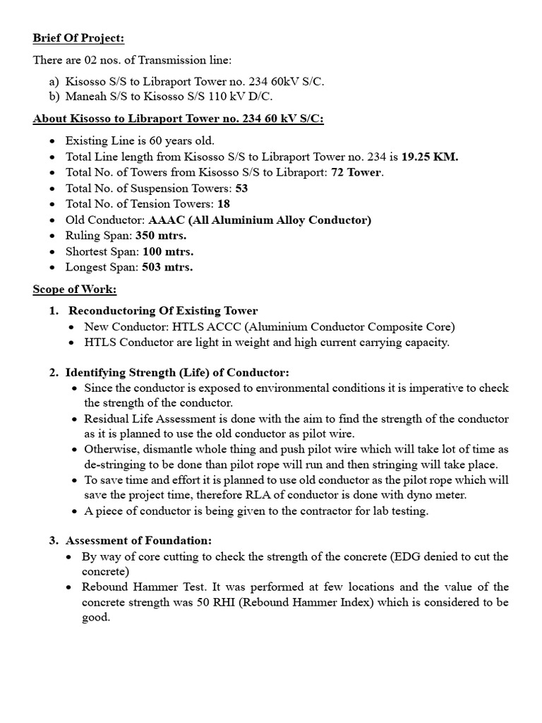 TL Project Overview and Scope | PDF