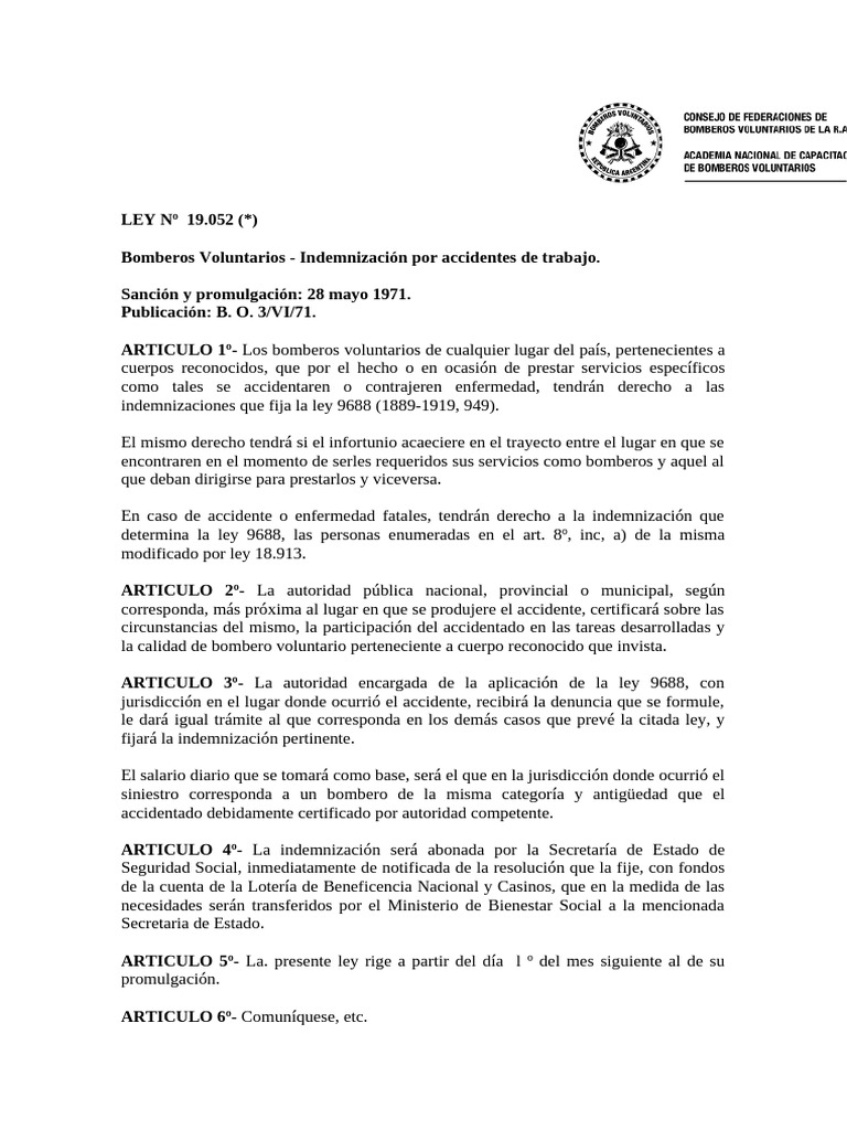 Ley19 052 | PDF | Gobierno | Justicia