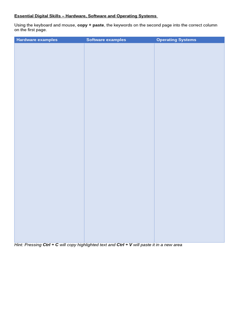 WHAT IS HARDWARE AND SOFTWARE WITH EXAMPLE visual data 6