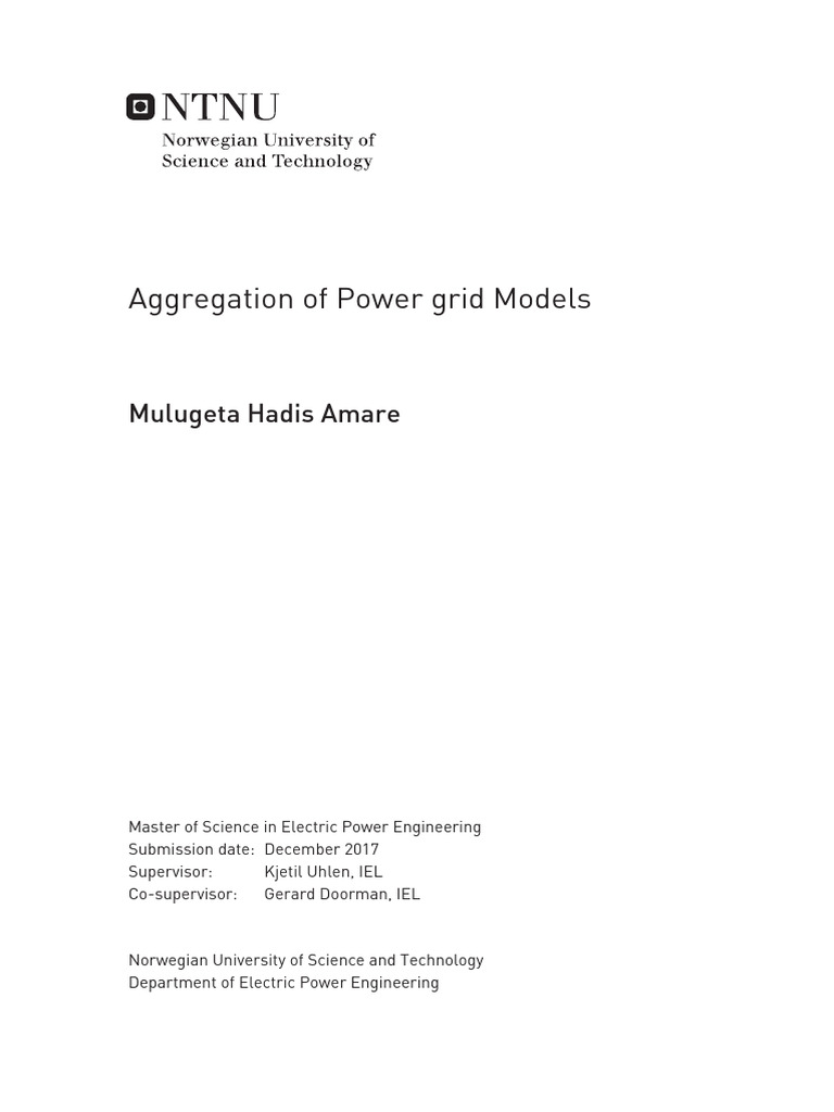 Fulltext | PDF | Electrical Grid | System