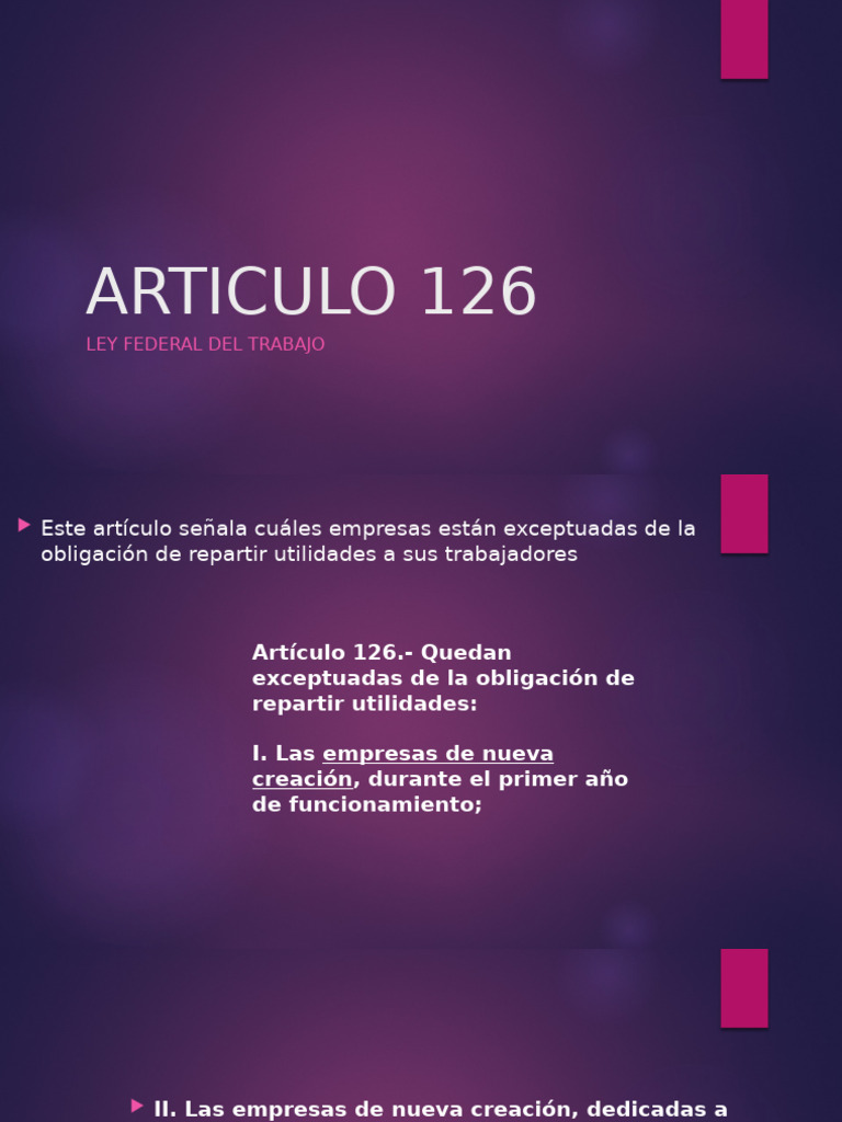 Excepciones al Reparto de Utilidades LFT | PDF