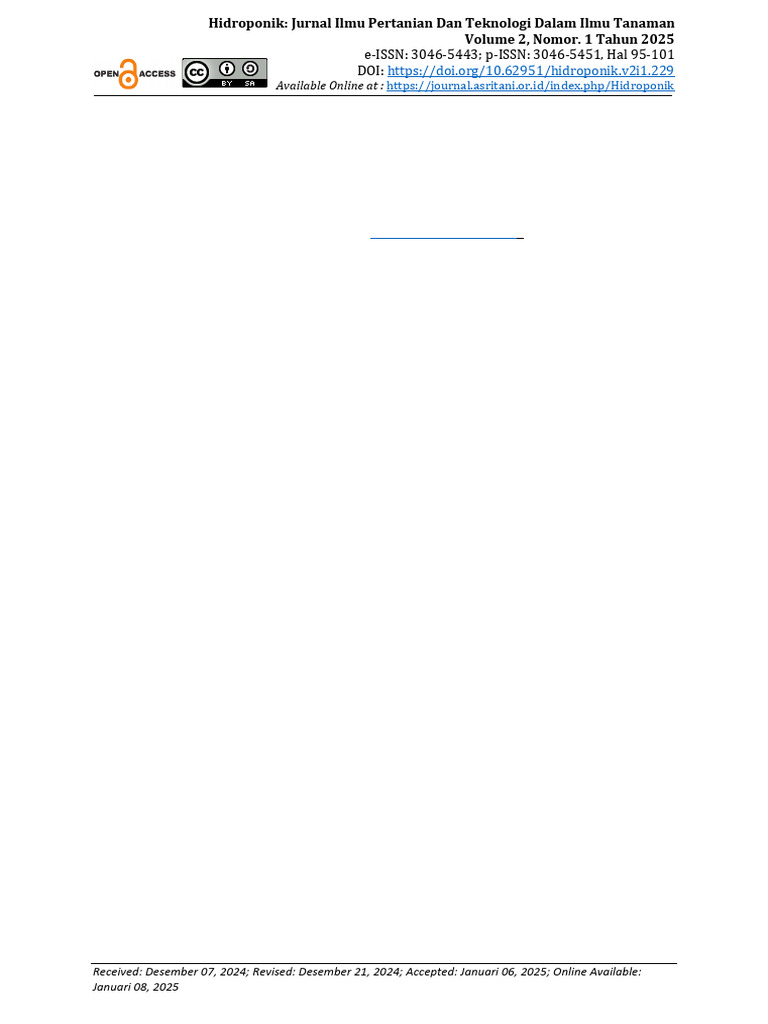 HIDROPONIK+-VOLUME+2,+NOMOR.+1+TAHUN+2025+hal+95-101 | PDF