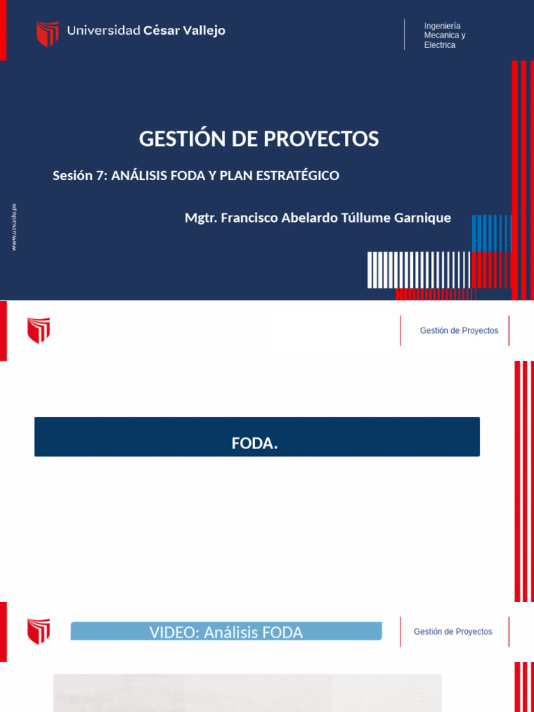 Sesión 7 Análisis Foda y Plan Estratégico | PDF | Análisis FODA ...