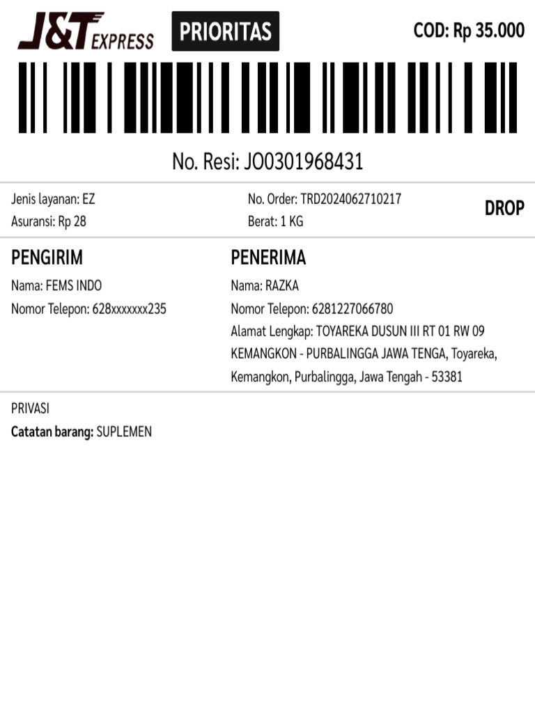 shipment_label_1719499314060 - Everpro | PDF