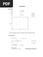 MAthcad Polinoame Interpolation