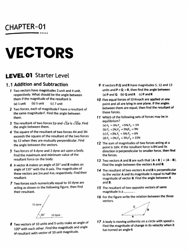 Vector Addition and Resolution Problems | PDF | Euclidean Vector | Force