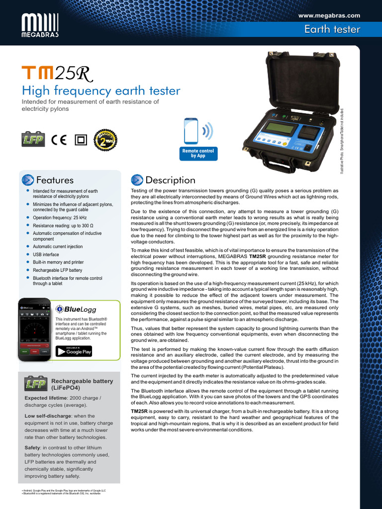 TM25R | PDF | Electric Power Transmission | Electromagnetism