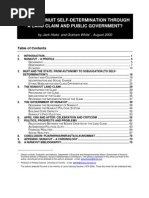 Hicks & White: Nunavut: Inuit Self-Determination Through A Land Claim and Public Government?