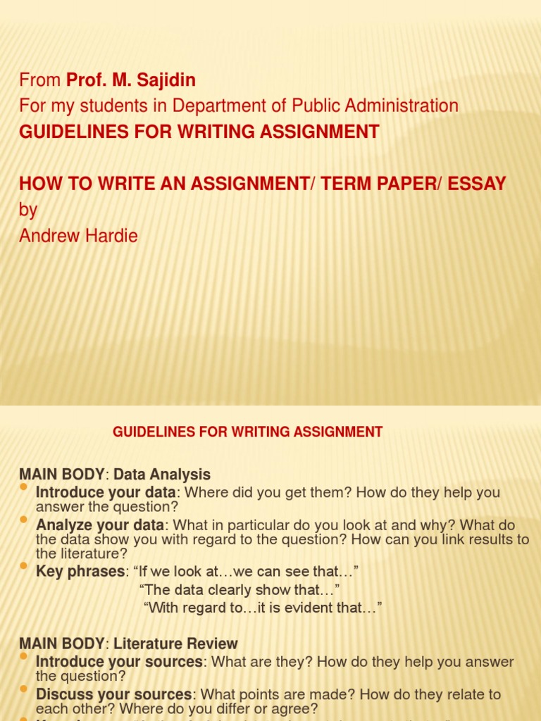 How To Write Assignment | PDF | Linguistics | English Language