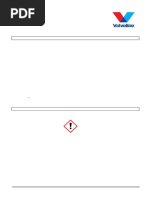Valvoline 15W-40 Engine Oil SDS | PDF | Dangerous Goods | Toxicity