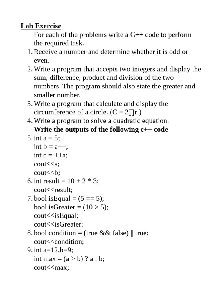 Lab 2 | PDF