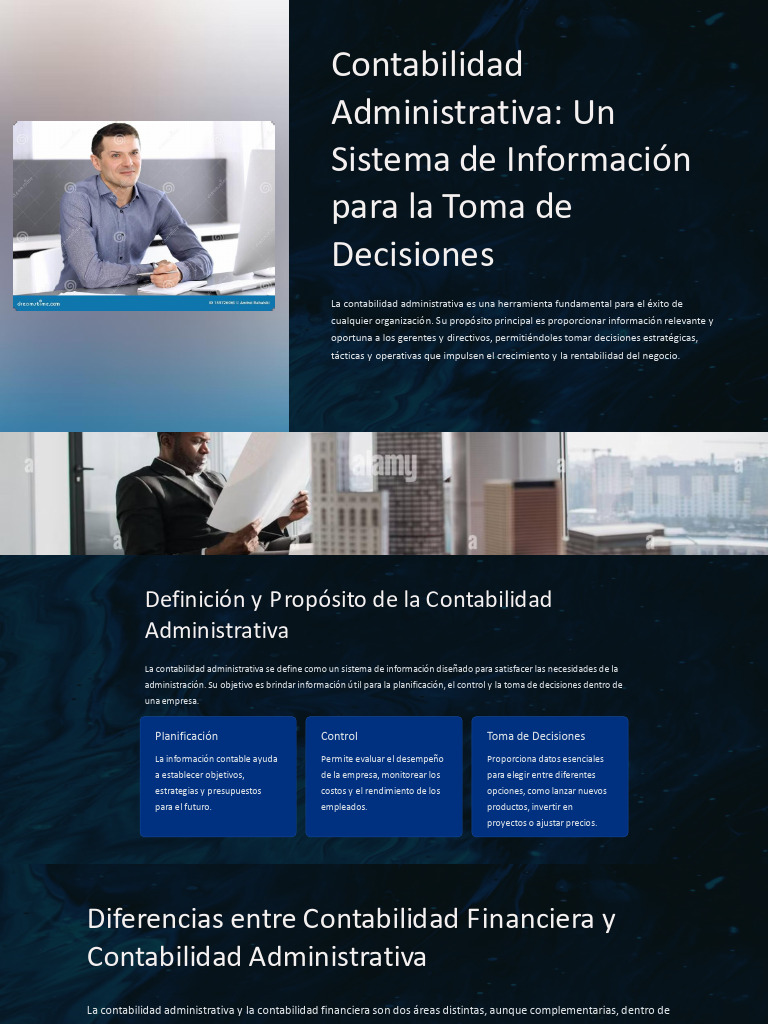 Contabilidad Administrativa y Decisiones Empresariales | PDF ...