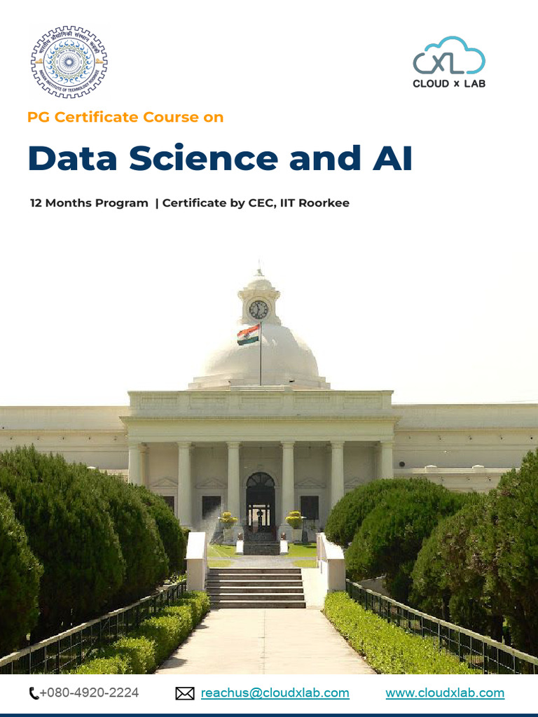 Data Science and AI: PG Certificate Course On | PDF | Apache Spark ...
