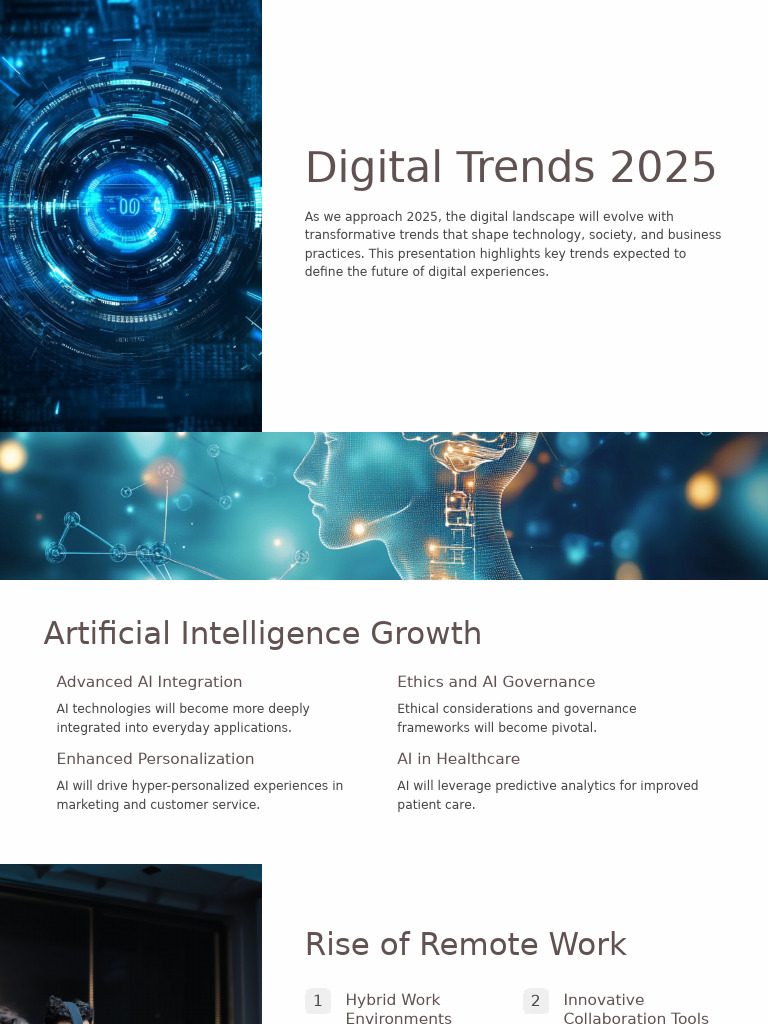 Digital Trends Shaping 2025 | PDF | Artificial Intelligence ...