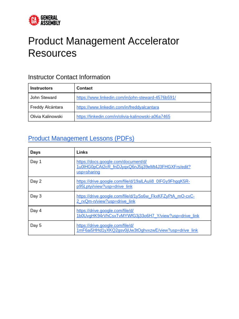 PDMA Resources (Make A Copy) | PDF | Lean Startup | Business