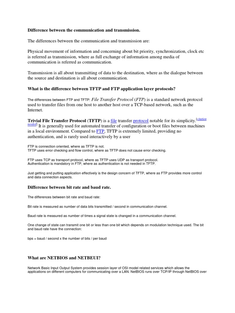 Networking Questions PDF Computer Network Protocols