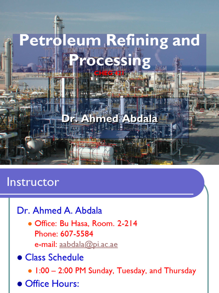 Petroleum Refining Processes Overview | PDF | Oil Refinery | Cracking ...