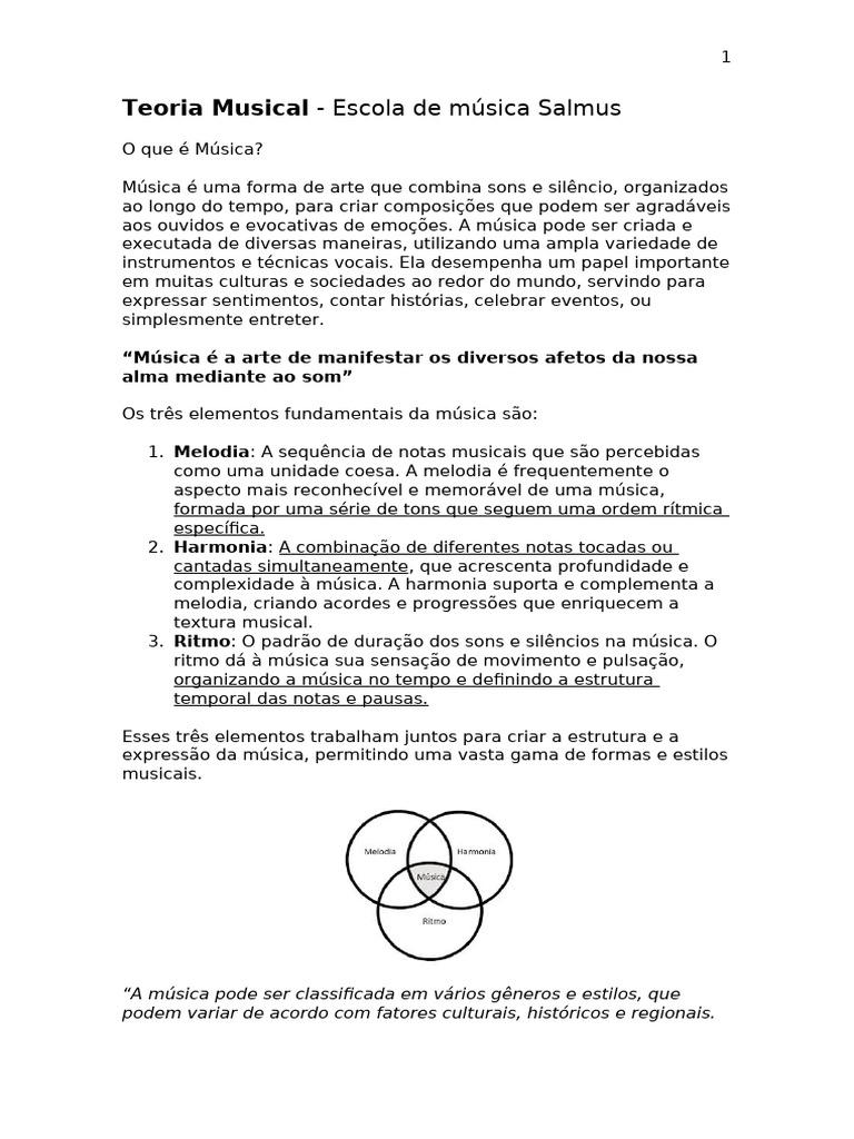 Fundamentos da Teoria Musical | PDF | Clave | Notação musical
