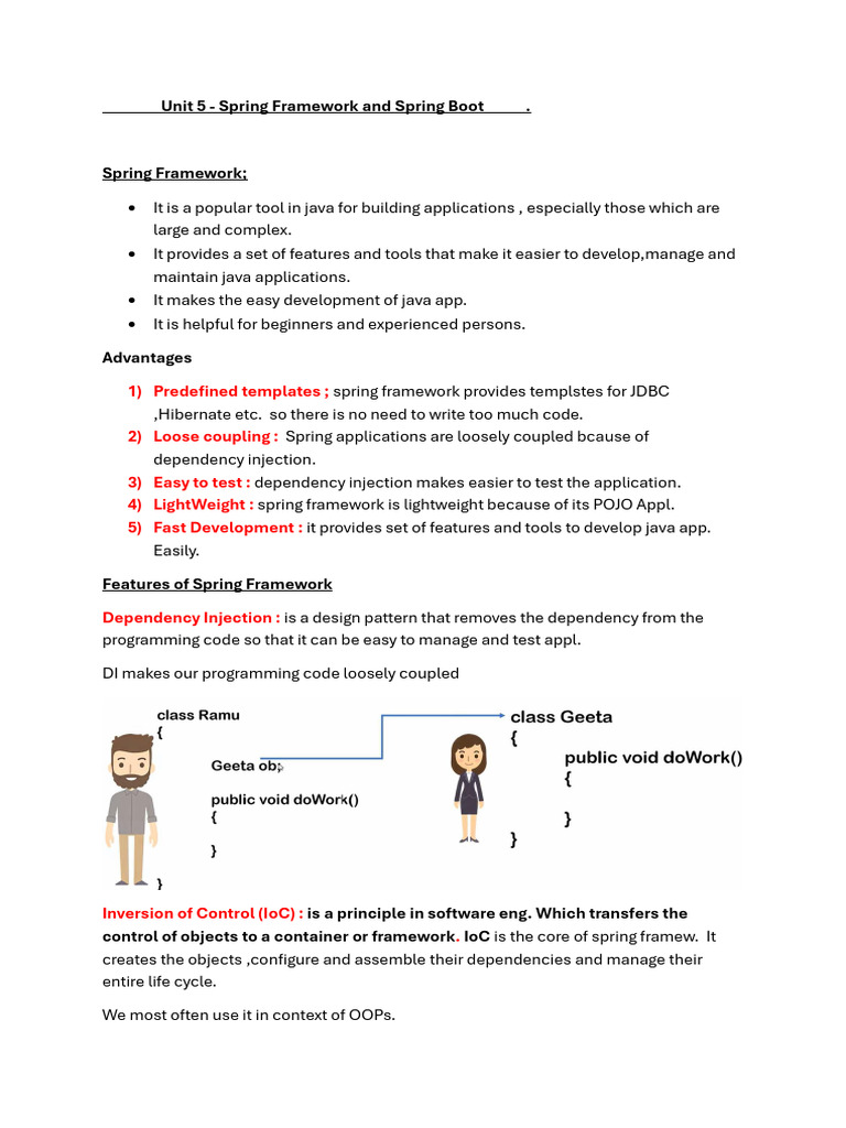 Loose Coupling in Spring Boot | PDF