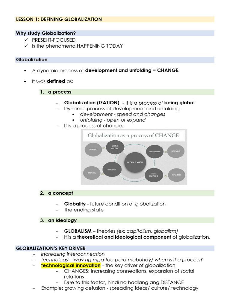 Understanding Globalization Concepts | PDF | Globalization | Ideologies
