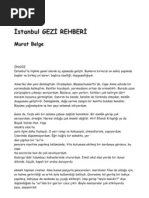 Murat Belge - İstanbul Gezi Rehberi