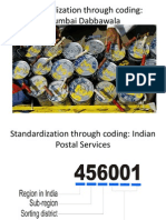 Standardization through coding: Indian Postal Services