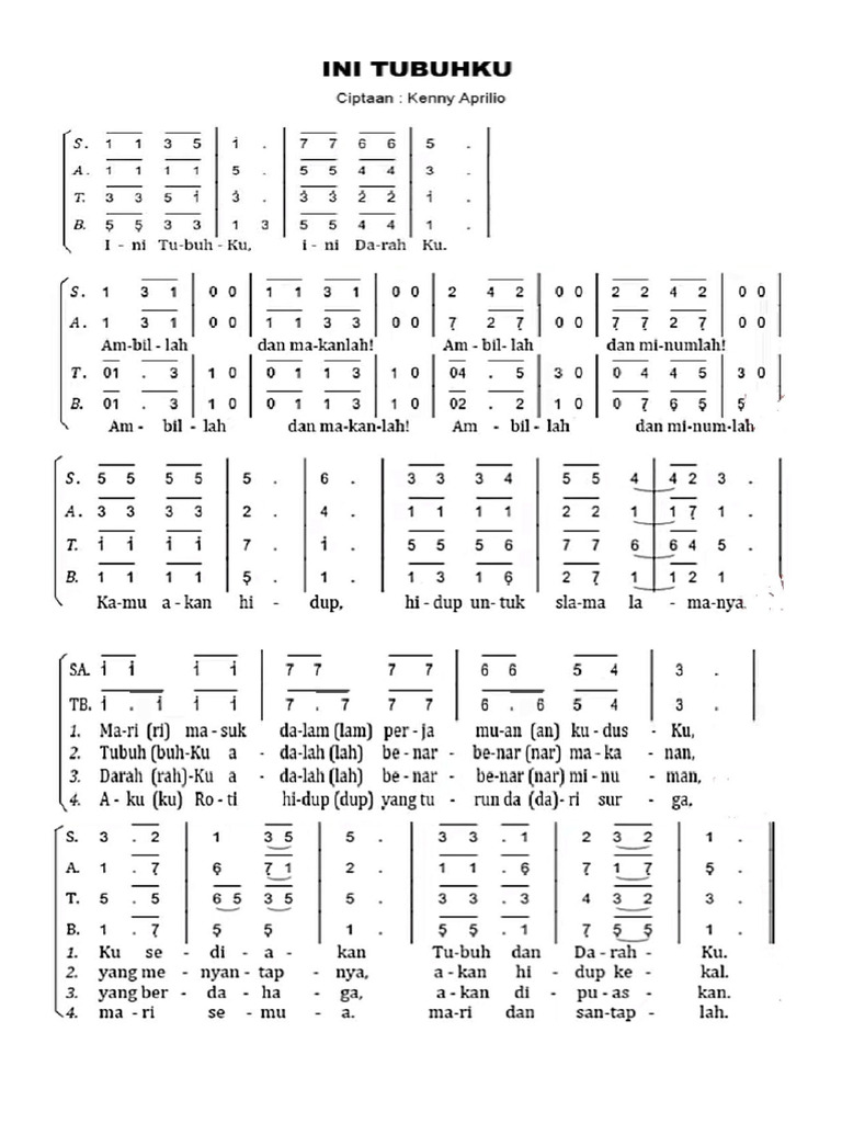 Ini Tubuhku | PDF