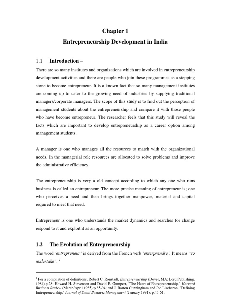 Entrepreneurship Development in India | PDF | Entrepreneurship | Capitalism