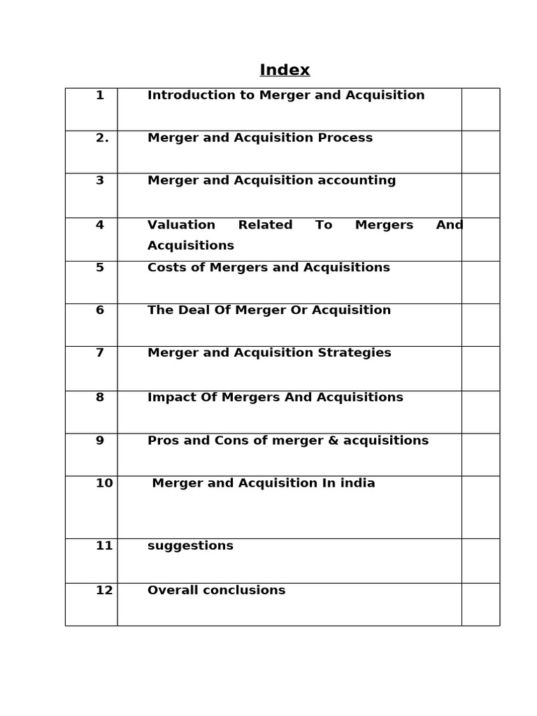 Merger and Acquisition in India | PDF | Mergers And Acquisitions | Takeover