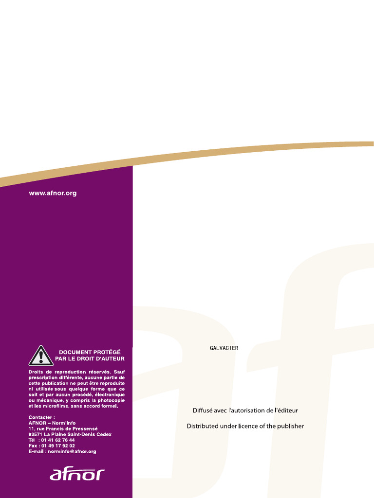 Revêtements de zinc : ISO 14713-2 | PDF | Acier | Soudage