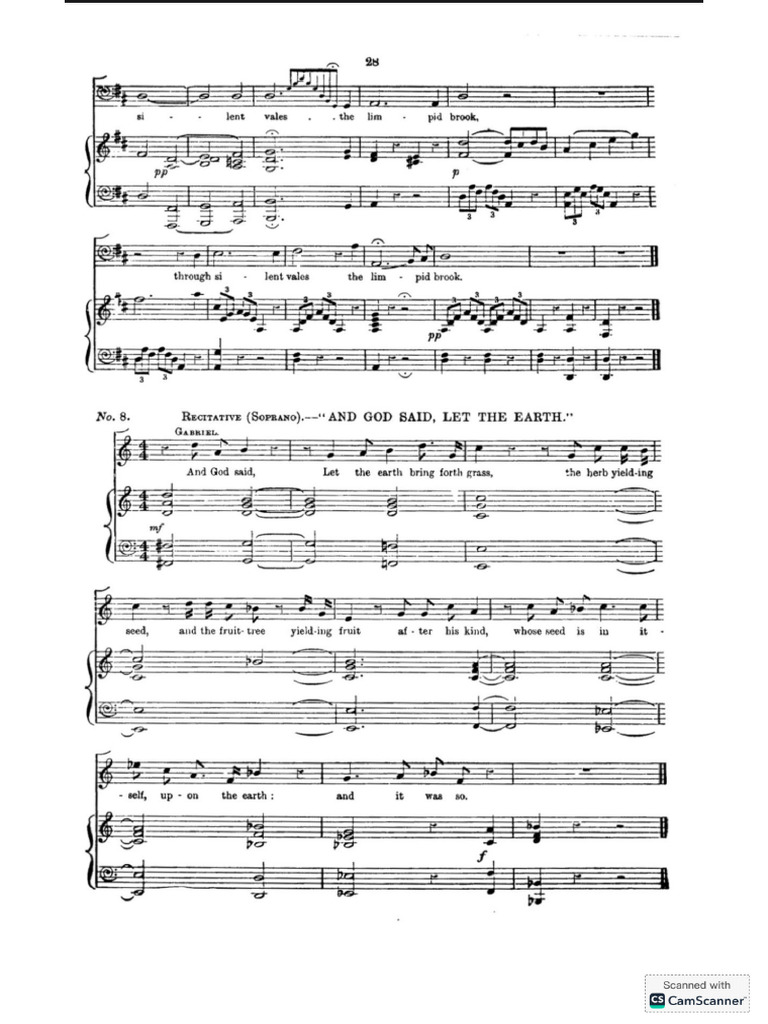 The Creation. (J.Haydn) | PDF