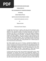 Islamic Mysticism and Ibn Arabi  in Relation to the Convergence of Cognitive Domains