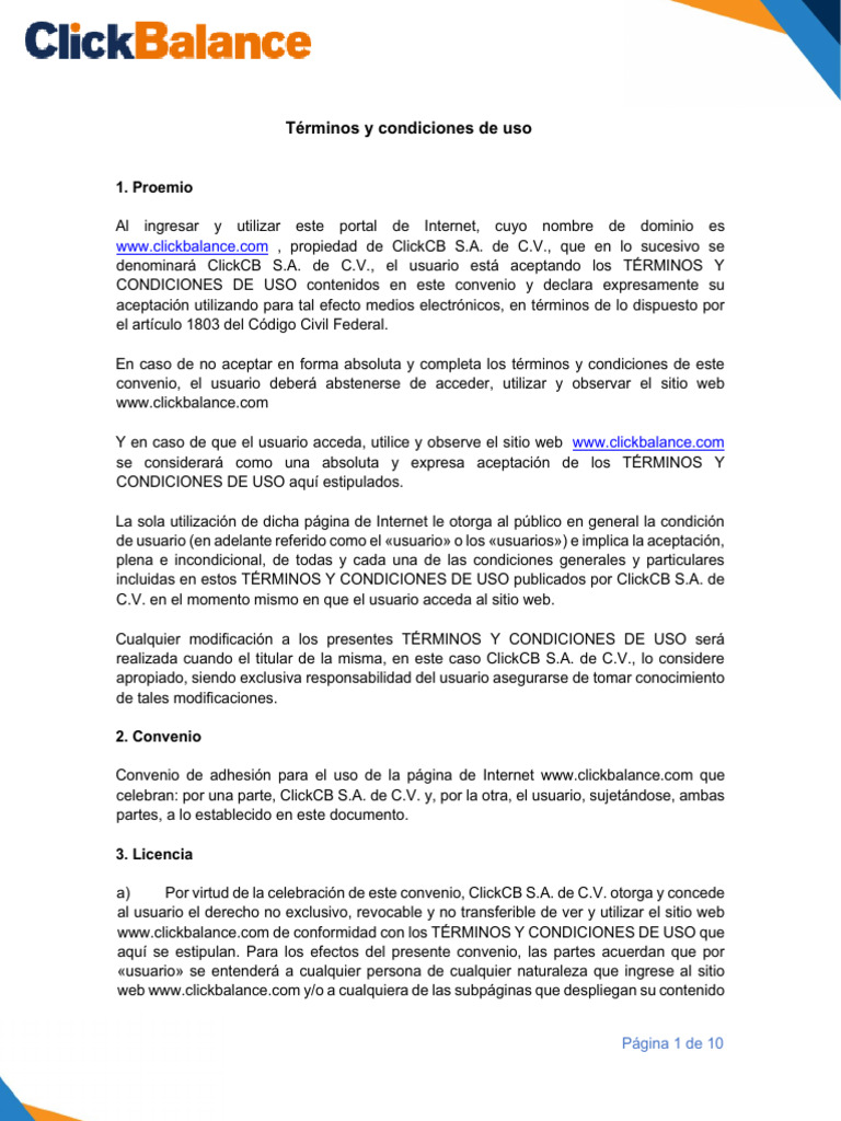 Terminos Condiciones