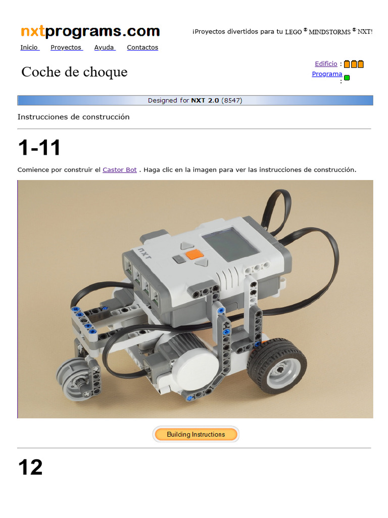Coche de Choque NXT | PDF